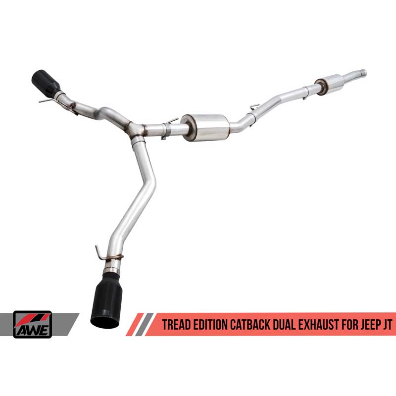 AWE Tuning | Tread Cat-Back Exhaust Dual Side - Gladiator 3.6L 2020-2023