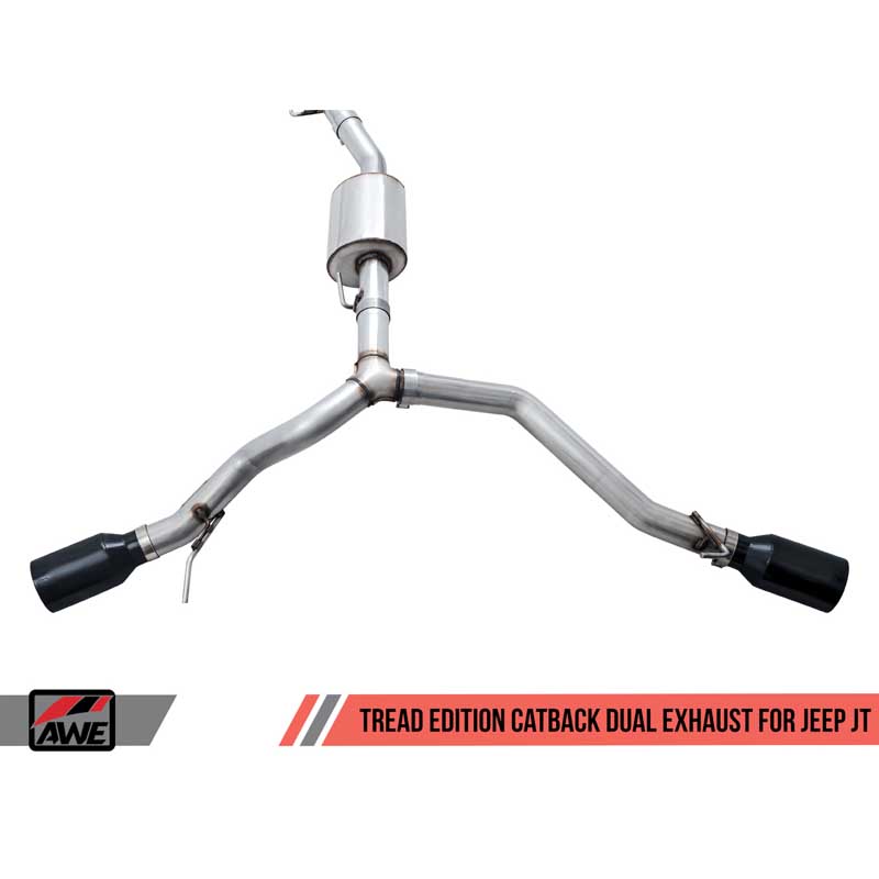 AWE Tuning | Tread Cat-Back Exhaust Dual Side - Gladiator 3.6L 2020-2023