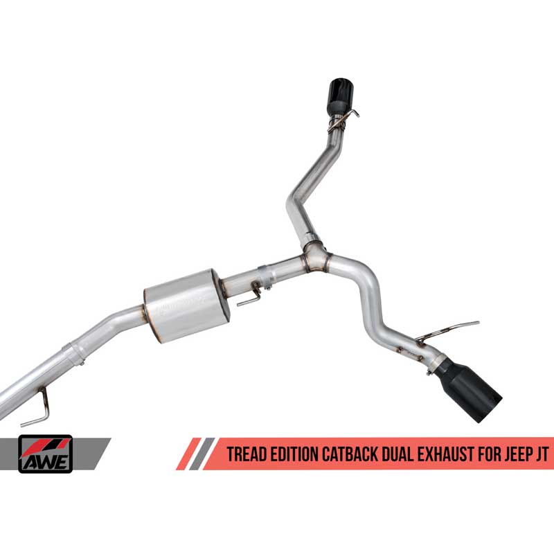 AWE Tuning | Tread Cat-Back Exhaust Dual Side - Gladiator 3.6L 2020-2023