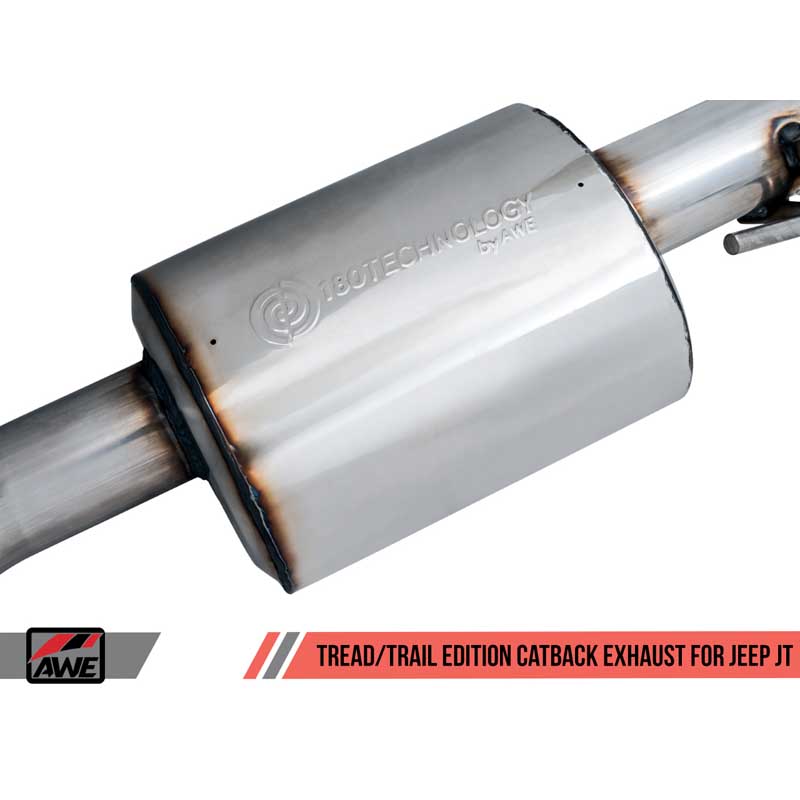 AWE Tuning | Tread Cat-Back Exhaust Dual Side - Gladiator 3.6L 2020-2023