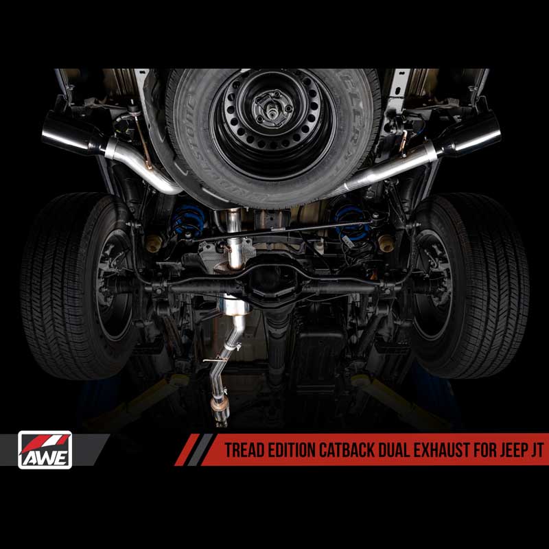 AWE Tuning | Tread Cat-Back Exhaust Dual Side - Gladiator 3.6L 2020-2023