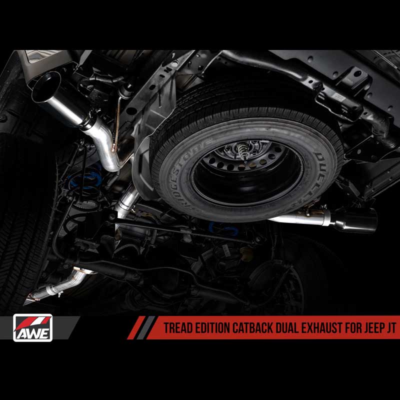 AWE Tuning | Tread Cat-Back Exhaust Dual Side - Gladiator 3.6L 2020-2023