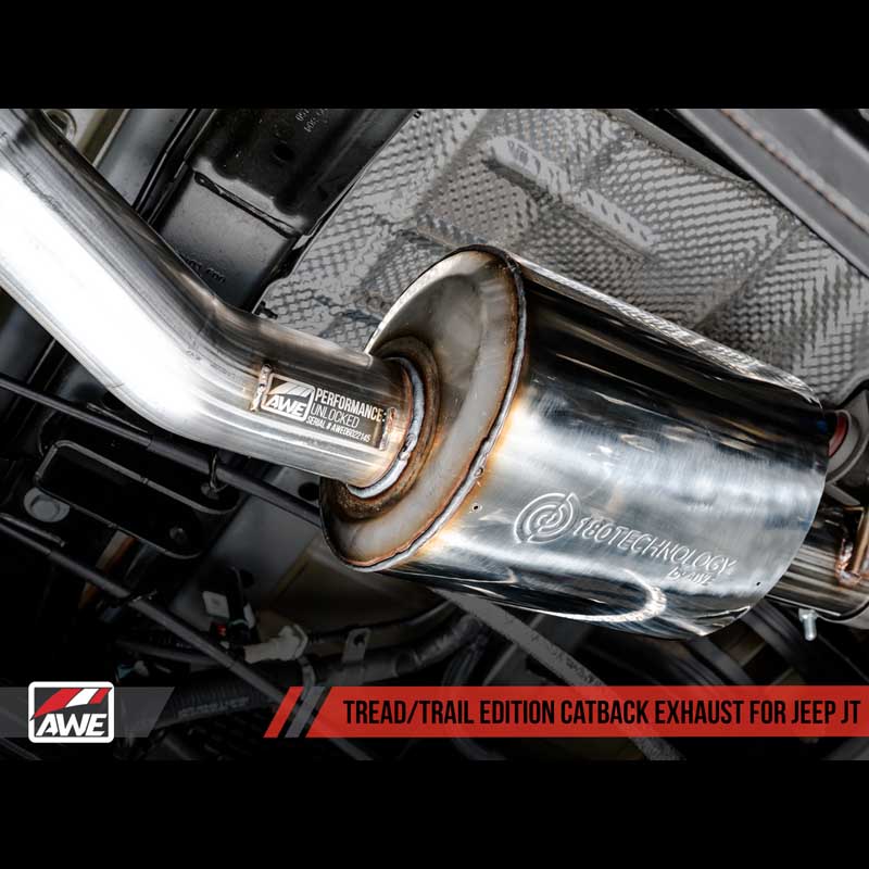 AWE Tuning | Tread Cat-Back Exhaust Dual Side - Gladiator 3.6L 2020-2023