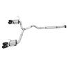 AWE Tuning | Touring Cat-Back Exhaust Black Tips - WRX Limited / Premium 2.0T 2015-2021