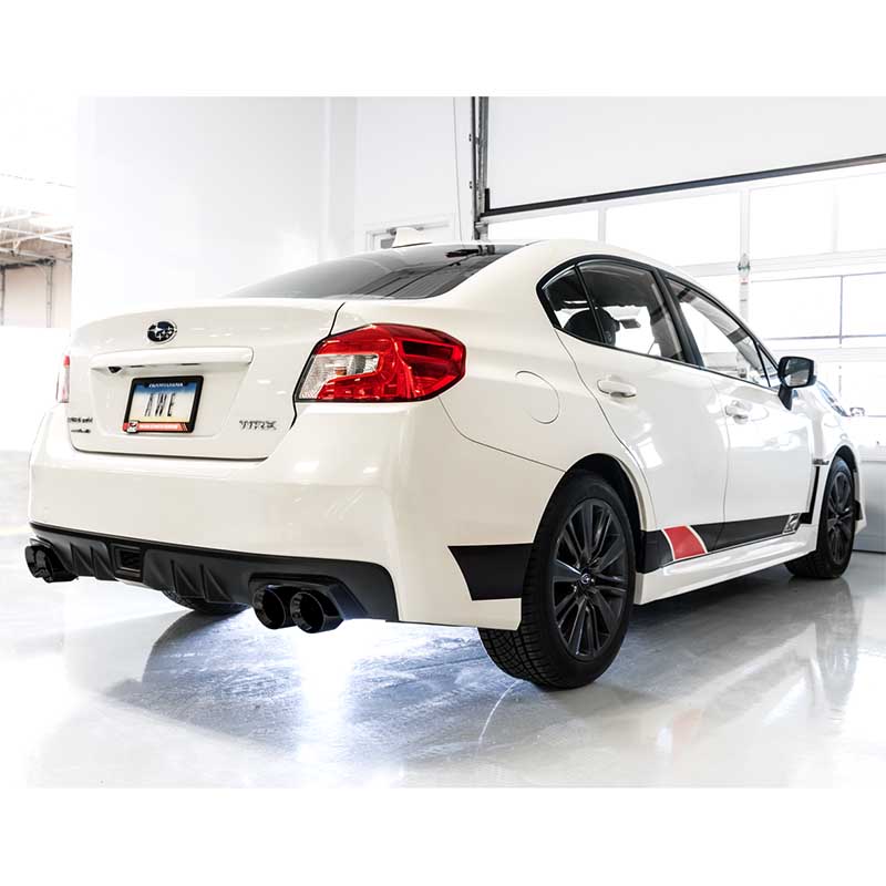 AWE Tuning | Touring Cat-Back Exhaust Black Tips - WRX Limited / Premium 2.0T 2015-2021