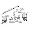 AWE Tuning | Touring Cat-Back Exhaust Black Tips - WRX Limited / Premium 2.0T 2015-2021