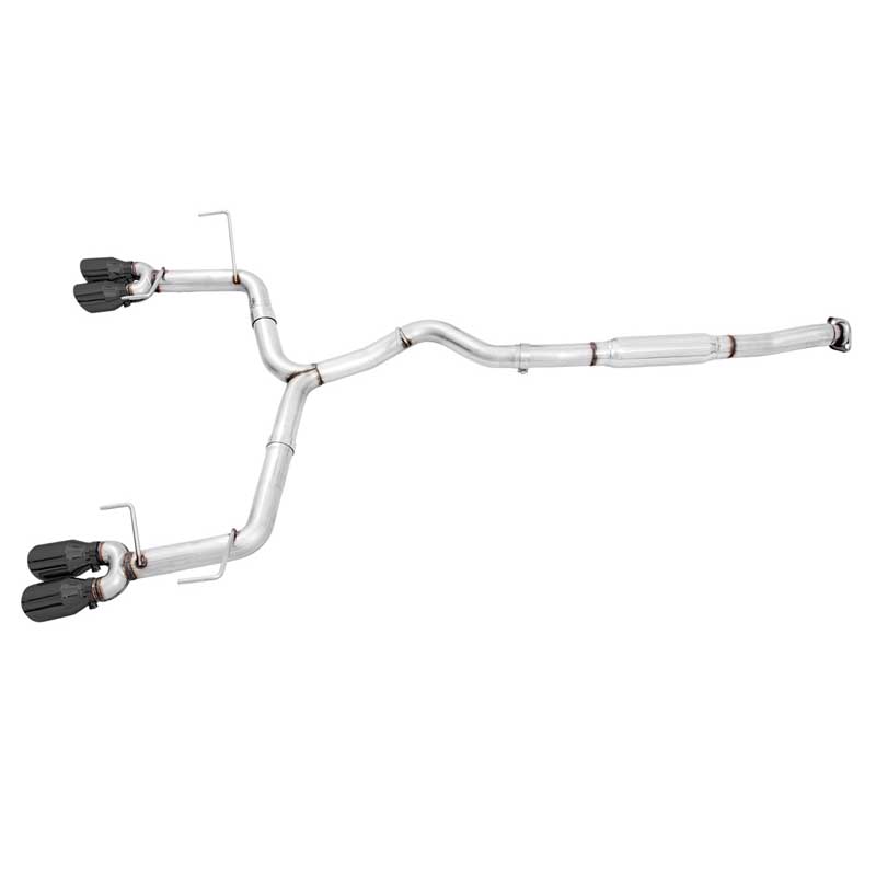 AWE Tuning | Track Cat-Back Exhaust Black Tips - WRX / WRX STi 2.0T / 2.5T 2012-2021