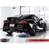 AWE Tuning | Touring Cat-Back Resonated Exhaust 5" Black Tips - GR Supra 3.0T 2020-2023