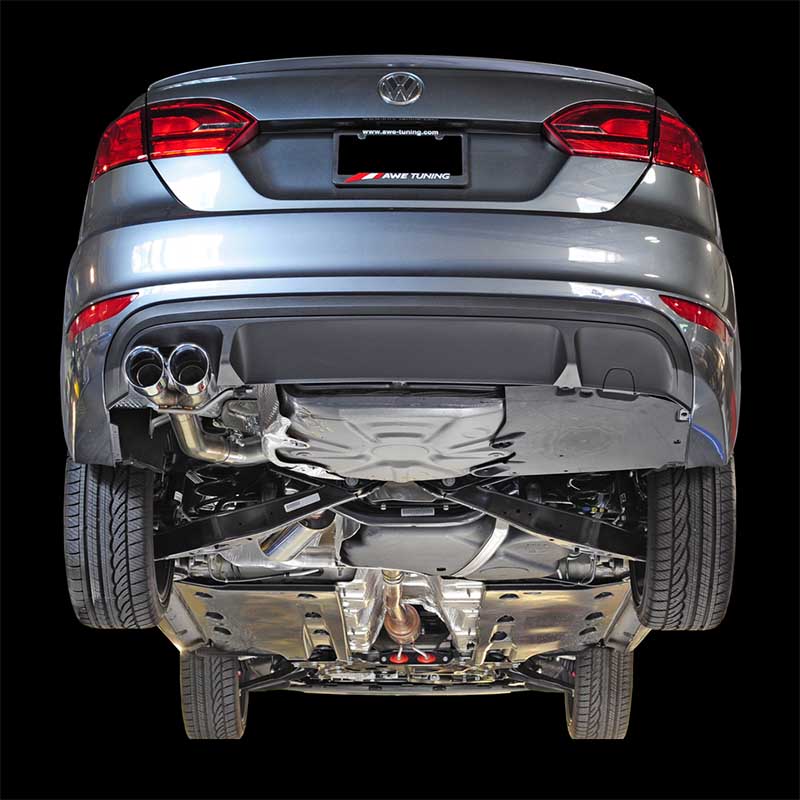 AWE Tuning | Track Cat-Back Exhaust Chrome Tips - Jetta 1.8T / 2.0L 2011-2018