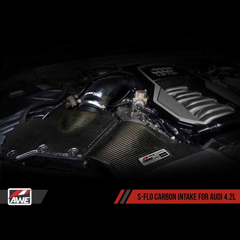 AWE Tuning | S-FLO Carbon Air Intake - S5 4.2L 2008-2012