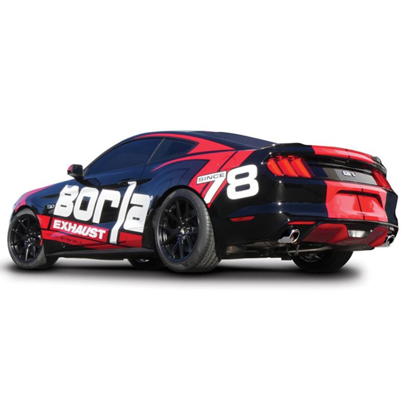 Borla | Axle-Back Exhaust S-Type - Mustang GT / GT Conv. - Mustang 5.0L 2015-2017