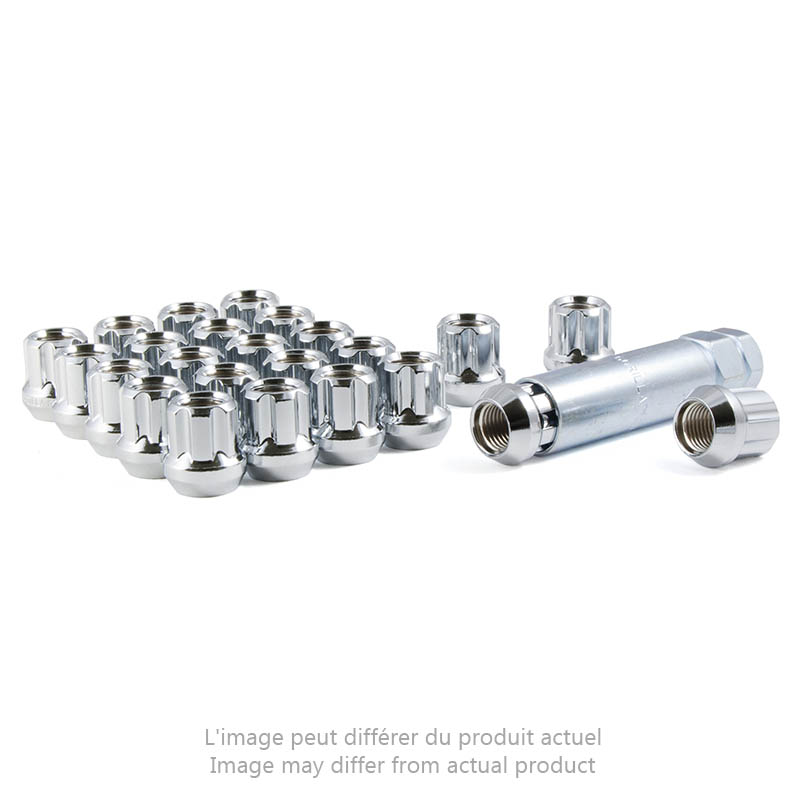 Gorilla | Lug Nuts (24) - Acorn Open End - Chrome - 14MM X 1.50