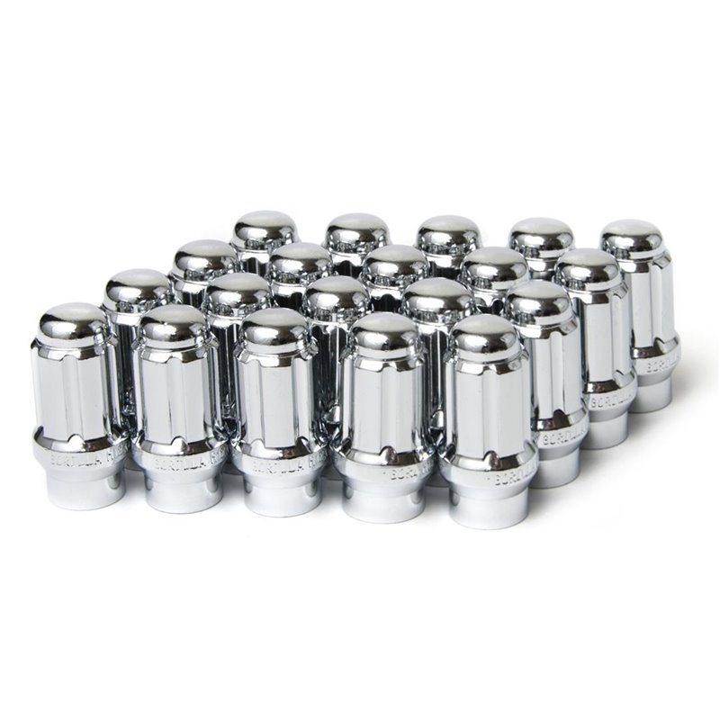 Gorilla | Lug Nuts (20) - Short Shank - Chrome - 12MM X 1.50
