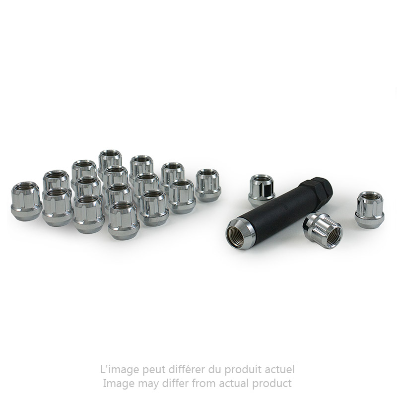 Gorilla | Lug Nuts (20) - Acorn Open End - Chrome - 1/2" X 20