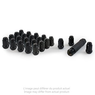 Gorilla | Lug Nuts (24) - Acorn - Black - 12MM X 1.50