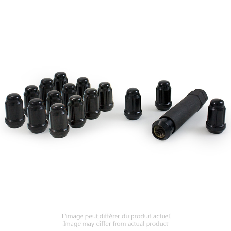 Gorilla | Lug Nuts (16) - Acorn - Black - 12MM X 1.50