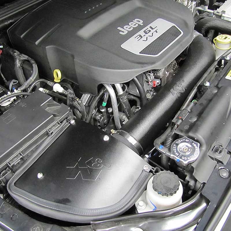K&N | Aircharger Performance Air Intake System - Wrangler (JK) 3.6L 2012-2018