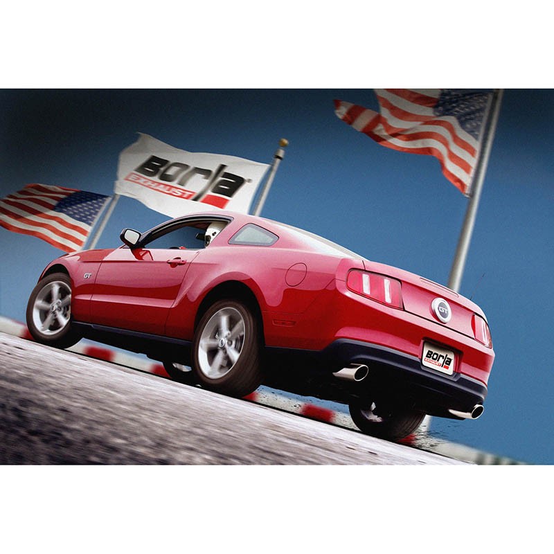 Borla | Axle-Back Exhaust S-Type - Mustang GT 4.6L - Mustang GT 4.6L 2010