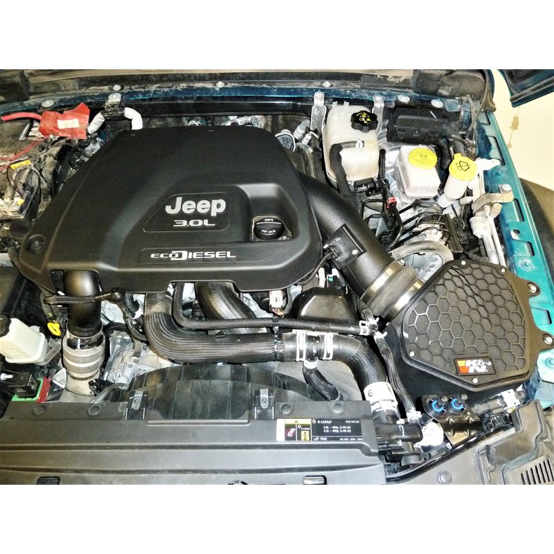 K&N | Performance Air Intake System - Gladiator / Wrangler (JL) 3.0L 2020-2023