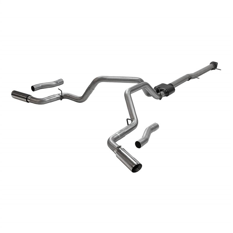 Flowmaster | Outlaw Series Cat Back Exhaust System - Silverado / Sierra 2500 HD / 3500 HD 6.6L 2020-2022