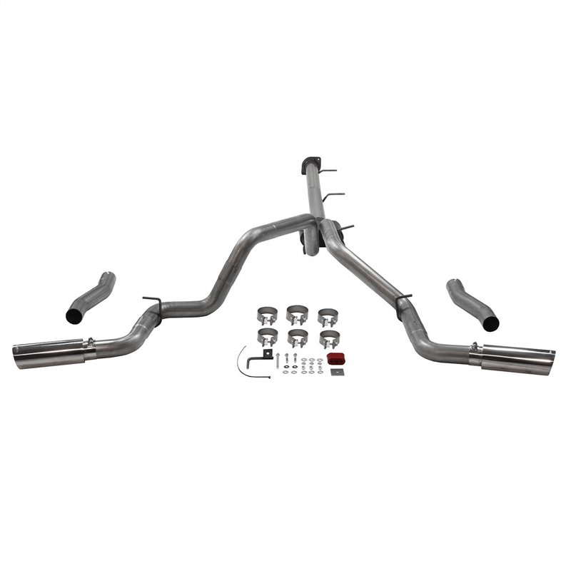 Flowmaster | Outlaw Series Cat Back Exhaust System - Silverado / Sierra 2500 HD / 3500 HD 6.6L 2020-2022