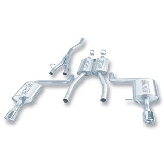 Borla | Cat-Back Exhaust S-Type - Audi A4 Quattro 1.8T / 2.0T - A4 Quattro 1.8T / 2.0T 2002-2008