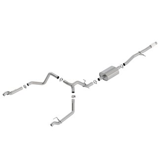 Borla | Cat-Back Exhaust S-Type - Silverado / Sierra 1500 5.3L - Silverado / Sierra 1500 5.3L 2019-2024