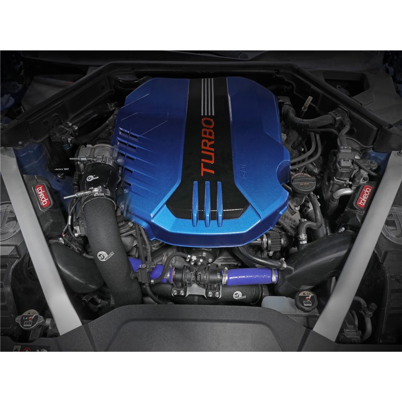 aFe Power | BladeRunner 3 IN Aluminum Hot and Cold Charge Pipe Kit Black - Stinger 3.3T 2018-2023