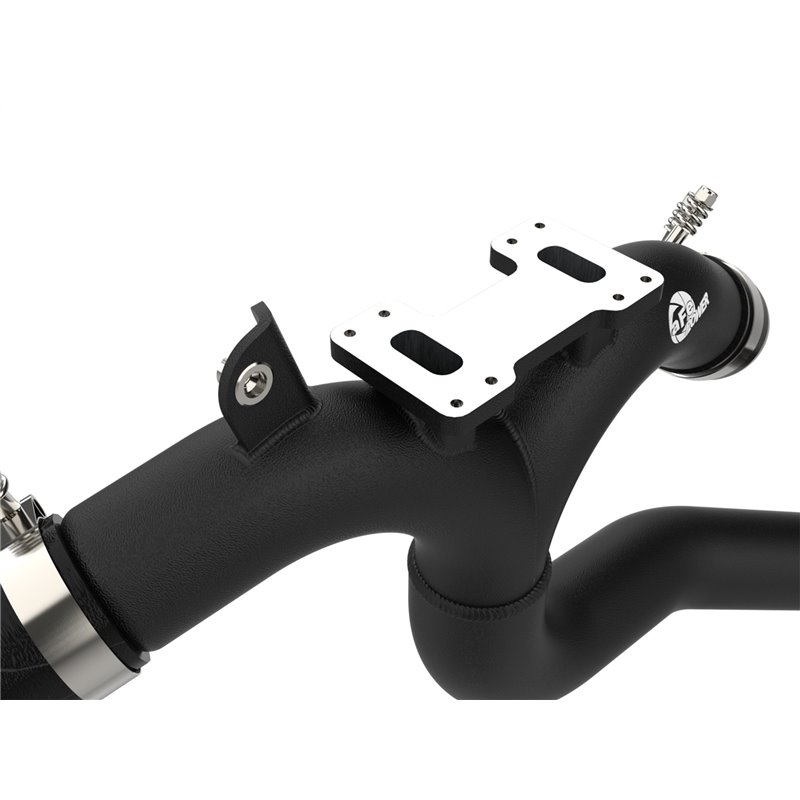 aFe Power | BladeRunner 3 IN Aluminum Hot and Cold Charge Pipe Kit Black - Stinger 3.3T 2018-2023