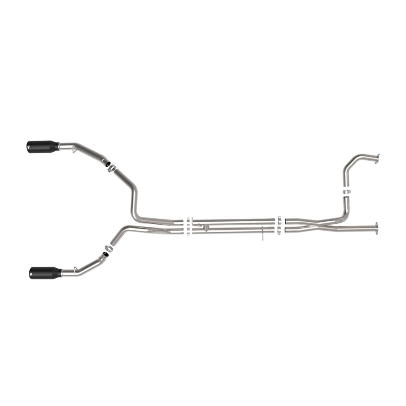 aFe Power | Vulcan Series 3 IN 304 Stainless Steel Cat-Back Exhaust System w/Black Tip - Ram 1500 6.2L 2021-2023