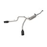 aFe Power | Gemini XV 3 IN 304 Stainless Steel Cat-Back Exhaust System w/Cut-Out Black - F-150 5.0L 2020-2021
