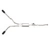 aFe Power | Gemini XV 3 IN 304 Stainless Steel Cat-Back Exhaust System w/Cut-Out Black - F-150 5.0L 2020-2021
