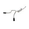 aFe Power | Gemini XV 3 IN 304 Stainless Steel Cat-Back Exhaust System w/Cut-Out Black - F-150 2.7T / 3.5T 2021-2023