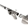 aFe Power | Gemini XV 3 IN 304 Stainless Steel Cat-Back Exhaust System w/Cut-Out Black - F-150 2.7T / 3.5T 2021-2023