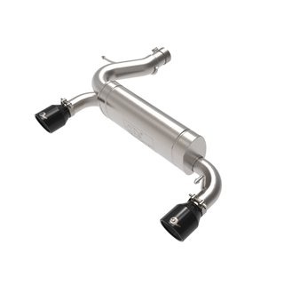 aFe Power | Vulcan Series 3 IN to 2-1/2 IN Stainless Steel Axle-Back Exhaust System Black - Bronco 2.3T / 2.7T 2021-2023