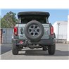 aFe Power | Vulcan Series 3 IN to 2-1/2 IN Stainless Steel Axle-Back Exhaust System Black - Bronco 2.3T / 2.7T 2021-2023