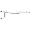 aFe Power | Vulcan Series 3 IN to 2-1/2 IN Stainless Steel Cat-Back Exhaust System Carbon - Bronco 2.3T / 2.7T 2021-2023