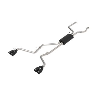 aFe Power | MACH Force-Xp 304 Stainless Steel Cat-Back Exhaust System w/Black Tip - Explorer / Aviator 3.0T 2020-2023