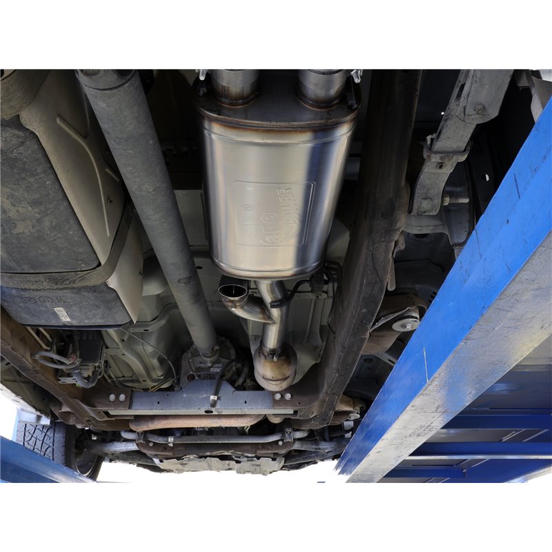 aFe Power | Gemini XV 3 IN 304 Stainless Steel Cat-Back Exhaust System w/Cut-Out Polished - Silverado / Sierra 1500 4.3L / 5.3L 