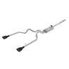 aFe Power | Gemini XV 3 IN 304 Stainless Steel Cat-Back Exhaust System w/Cut-Out Black - Silverado / Sierra 1500 / Limited 5.3L 
