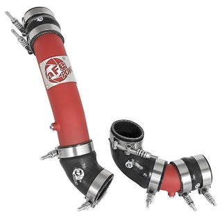 aFe Power | BladeRunner 2-1/4 IN/2-1/2 IN Aluminum Hot and Cold Charge Pipe Kit Red - Civic 2.0T 2017-2021