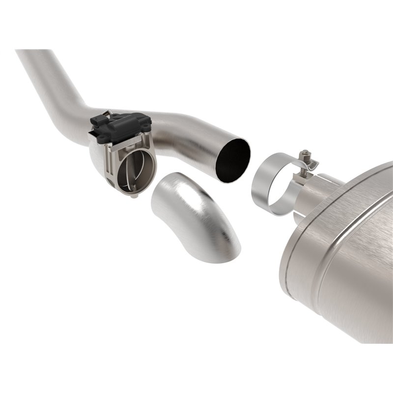 aFe Power | Gemini XV 3 IN 304 Stainless Steel Cat-Back Exhaust System w/Cut-Out Black - Silverado / Sierra 1500 / Limited 5.3L 