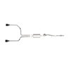 aFe Power | Gemini XV 3 IN 304 Stainless Steel Cat-Back Exhaust System w/Cut-Out Black - Silverado / Sierra 1500 / Limited 5.3L 