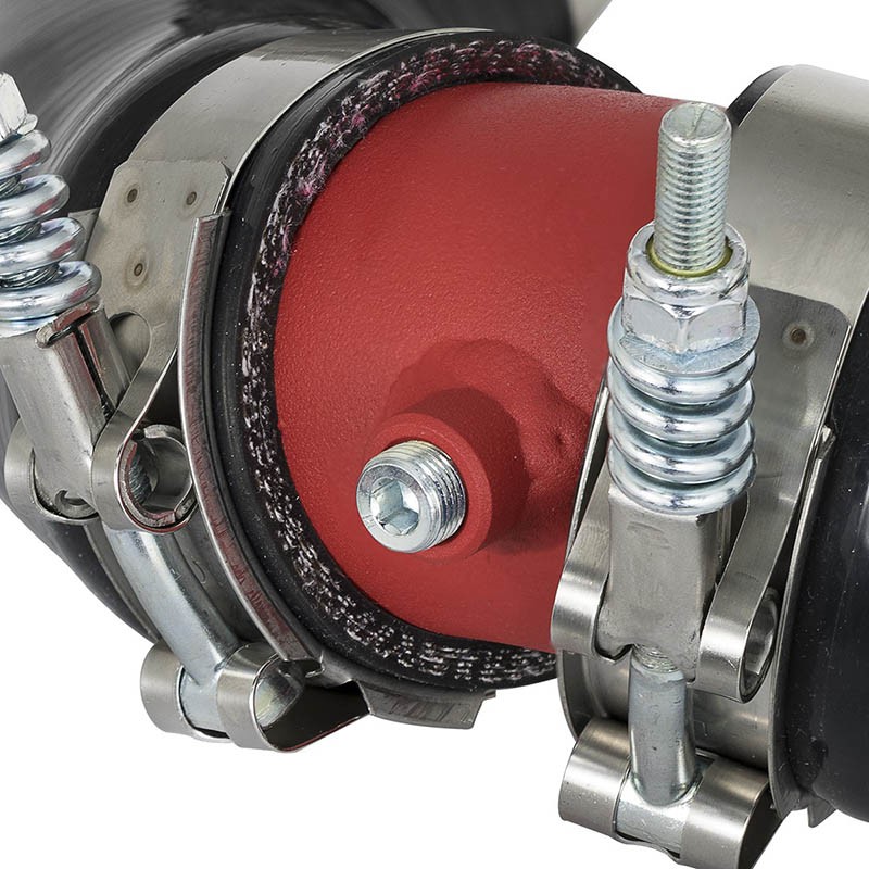 aFe Power | BladeRunner 2-1/4 IN/2-1/2 IN Aluminum Hot and Cold Charge Pipe Kit Red - Civic 2.0T 2017-2021