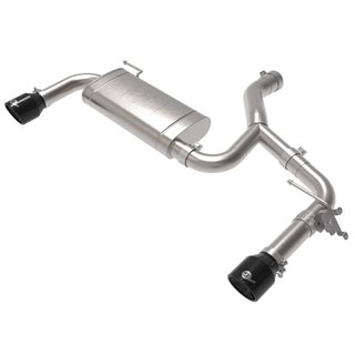 aFe Power | MACH Force-Xp 3 to 2-1/2 IN Stainless Steel Axle-Back Exhaust w/Black Tip - X1 sDrive 2.0T 2015-2022