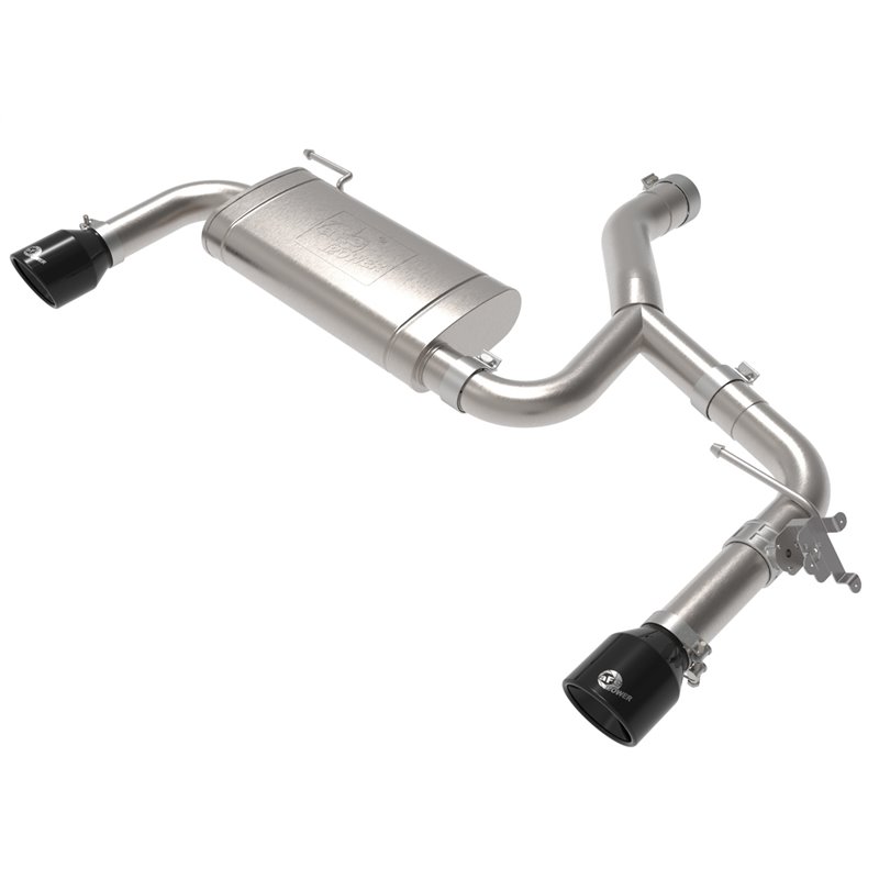 aFe Power | MACH Force-Xp 3 to 2-1/2 IN Stainless Steel Axle-Back Exhaust w/Black Tip - X1 sDrive 2.0T 2015-2022