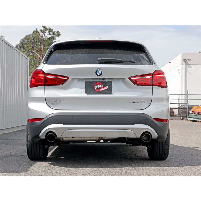 aFe Power | MACH Force-Xp 3 to 2-1/2 IN Stainless Steel Axle-Back Exhaust w/Black Tip - X1 sDrive 2.0T 2015-2022