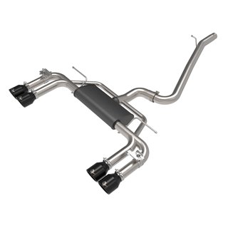 aFe Power | MACH Force-Xp 3 IN to 2-1/2 IN Stainless Steel Cat-Back Exhaust System Black - S3 2.0T 2015-2020