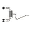 aFe Power | MACH Force-Xp 3 IN to 2-1/2 IN Stainless Steel Cat-Back Exhaust System Black - S3 2.0T 2015-2020