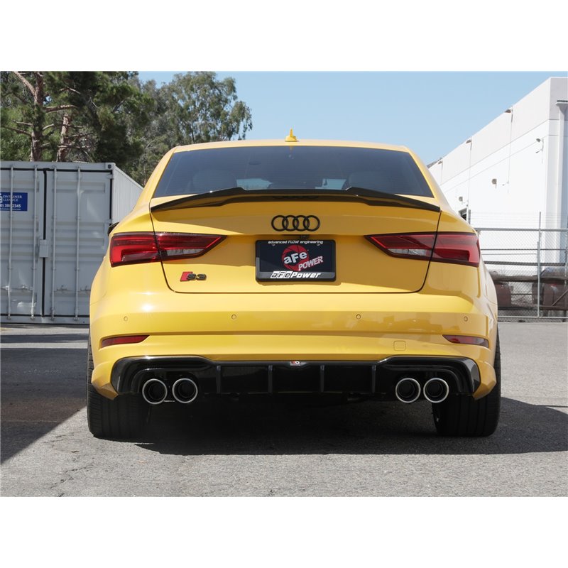 aFe Power | MACH Force-Xp 3 IN to 2-1/2 IN Stainless Steel Cat-Back Exhaust System Polished - S3 2.0T 2015-2020